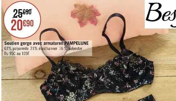 soutien gorge avec armatures pampelune