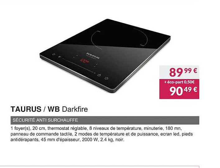 taurus-wb darkfire sécurité anti surchauffe