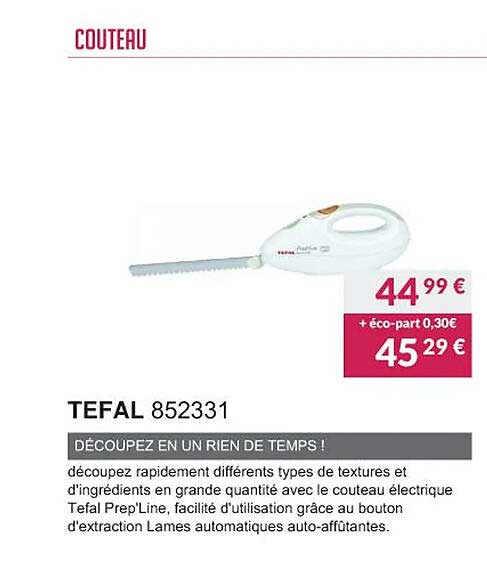 tefal 852331 découpez en un rien de temps!