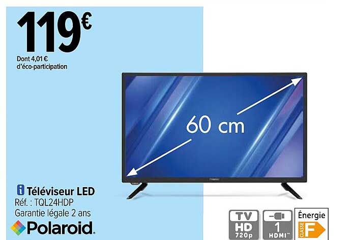 Téléviseur Led Polaroid