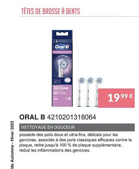 têtes de brosse à dents oral b 4210201318064