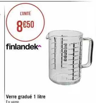 verre gradué 1 litre finlandek
