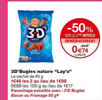 3d'bugles Nature "lay's"