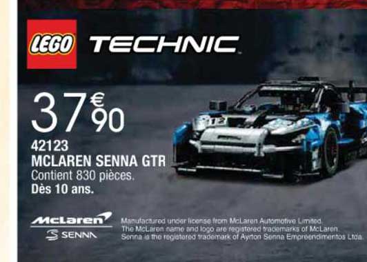 42123 - mclaren senna gtr lego technic
