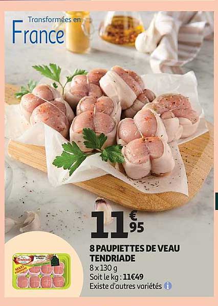 8 Paupiettes De Veau Tendriade