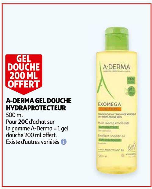 a-derma gel douche hydraprotecteur