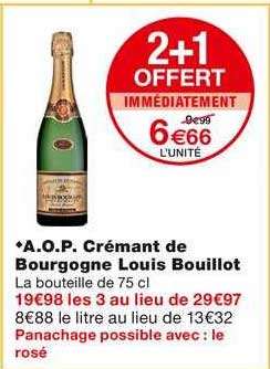 a.o.p. crémant de bourgogne louis bouillot