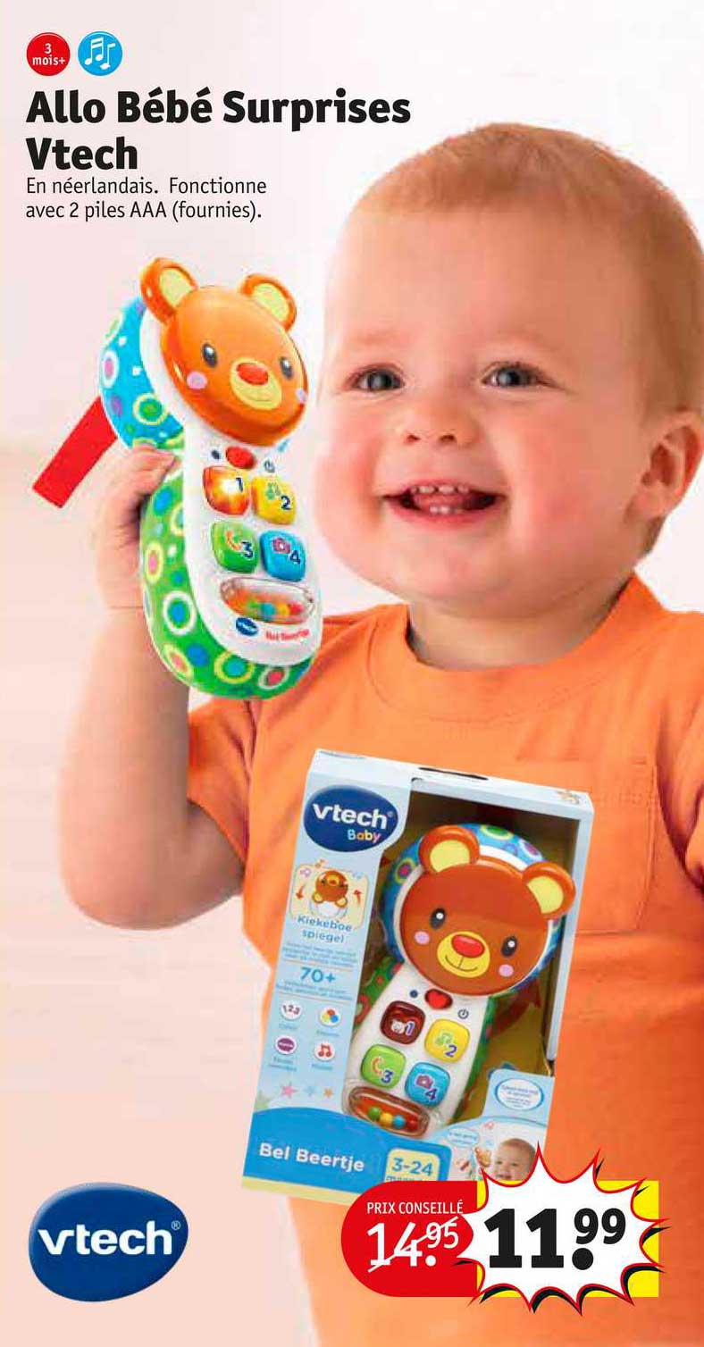 allo bébé surprises vtech