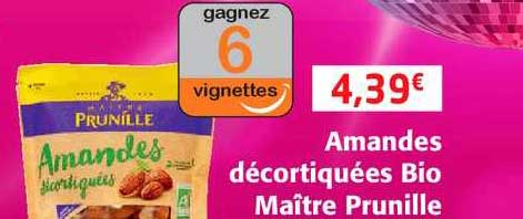 Amandes Décortiquées Bio Maître Prunille