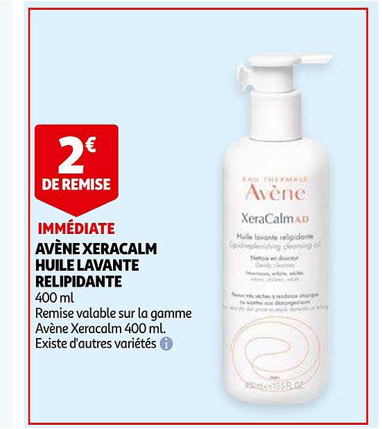 avène xeracalm huile lavante relipidante