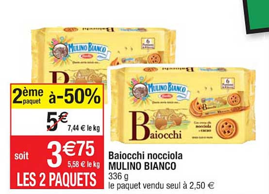 baiocchi nocciola mulino bianco