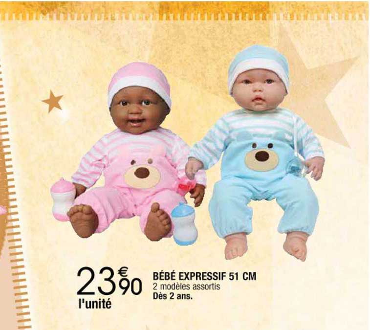 Bébé Expressif 51 Cm