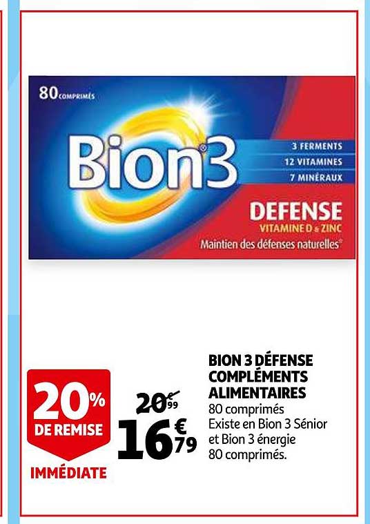 bio 3 défense compléments alimentaires