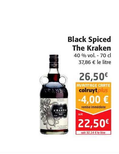 black spiced the kraken