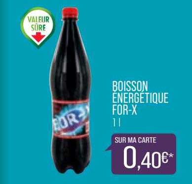 boisson énergétique for-x