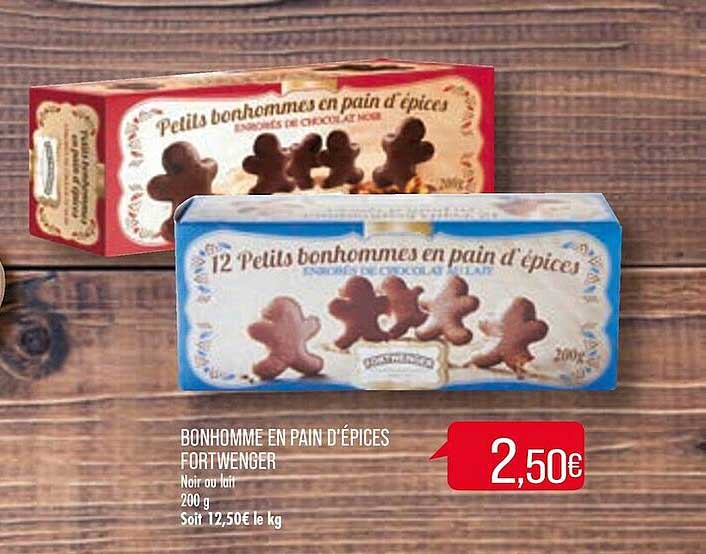 bonhomme en pain d'épices fortwenger