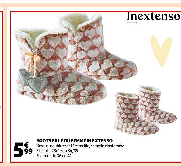 boots fille ou femme in extenso