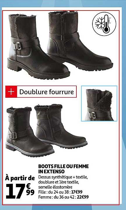 boots fille ou femme in extenso