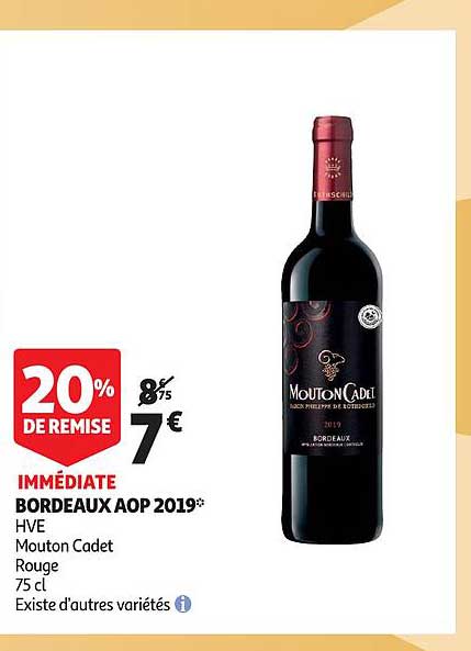 bordeaux aop 2019 hve mouton cadet