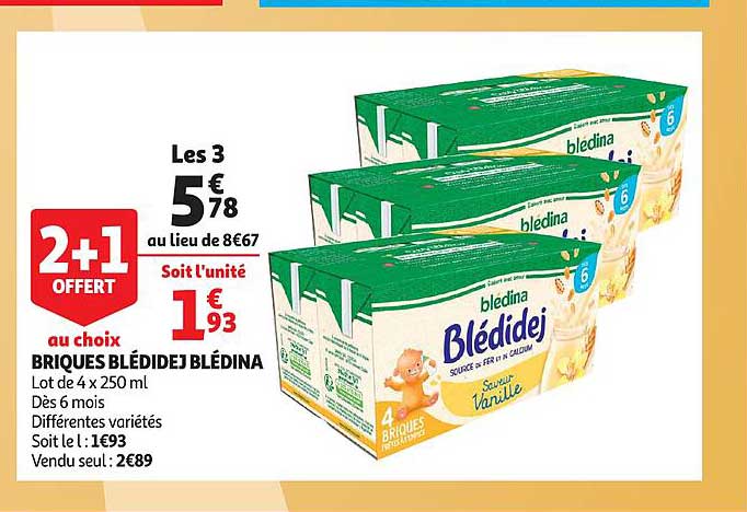 Briques Blédidej Blédina