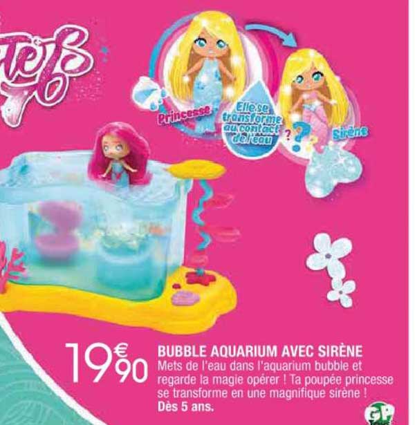bubble aquarium avec sirène