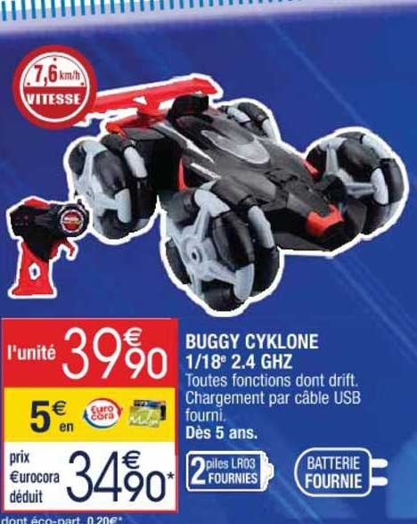 buggy cyklone 1-18e 2.4 ghz
