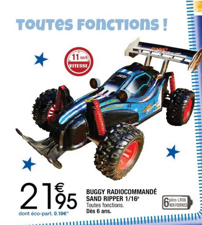 Buggy Radiocommandé Sand Ripper 1-16e