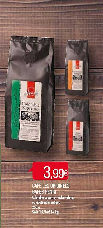 café les originels cafés henri