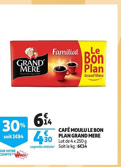 café moulu le bon plan grand mère