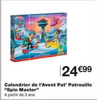 calendrier de l'avent pat' patrouille "spin master"