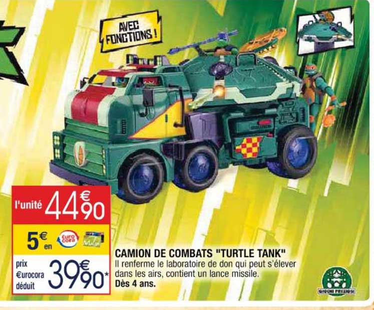camion de combats "turtle tank"