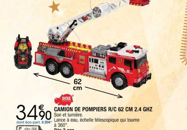 camion de pompiers r-c 62 cm 2.4 ghz