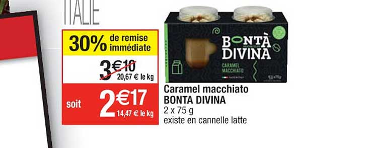 caramel macchiato bonta divina