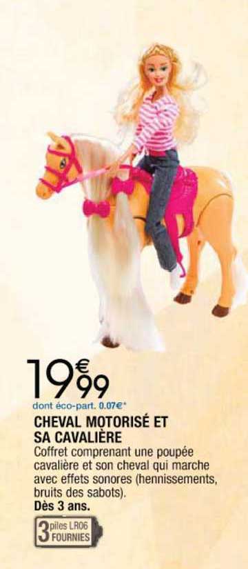 Cheval Motorisé Et Sa Cavalière