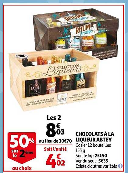 Chocolats à La Liqueur Abtey