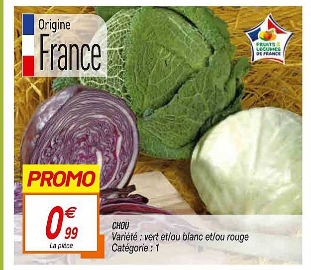 chou vert et-ou blanc et-ou rouge