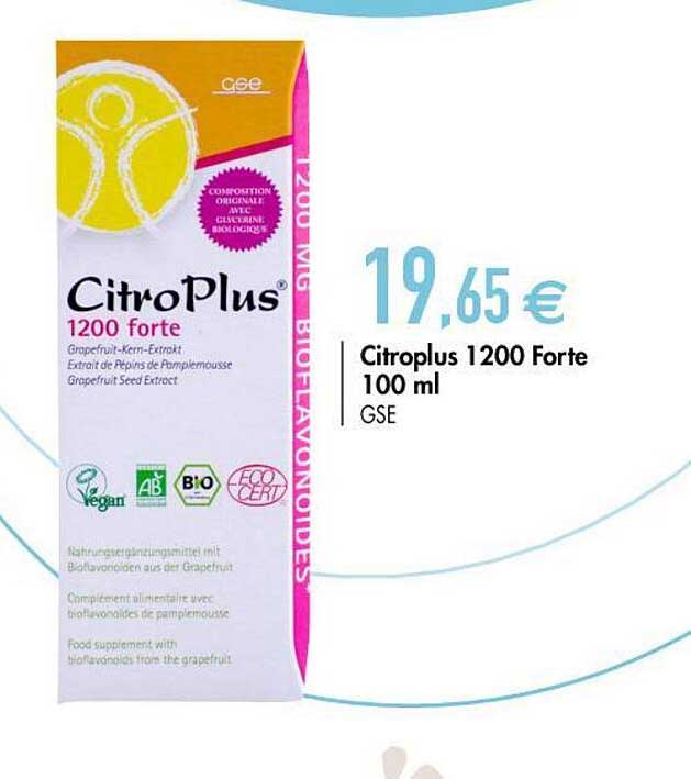 citroplus 1200 forte 100 ml gse