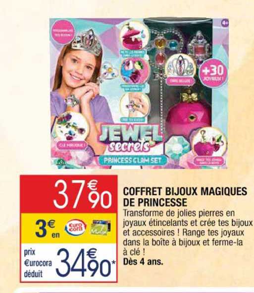 coffret bijoux magiques de princesse