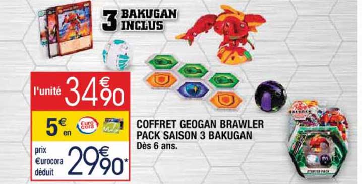 coffret geogan brawler pack saison 3 bakugan