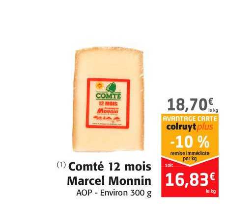 Comté 12 Mois Marcel Monnin