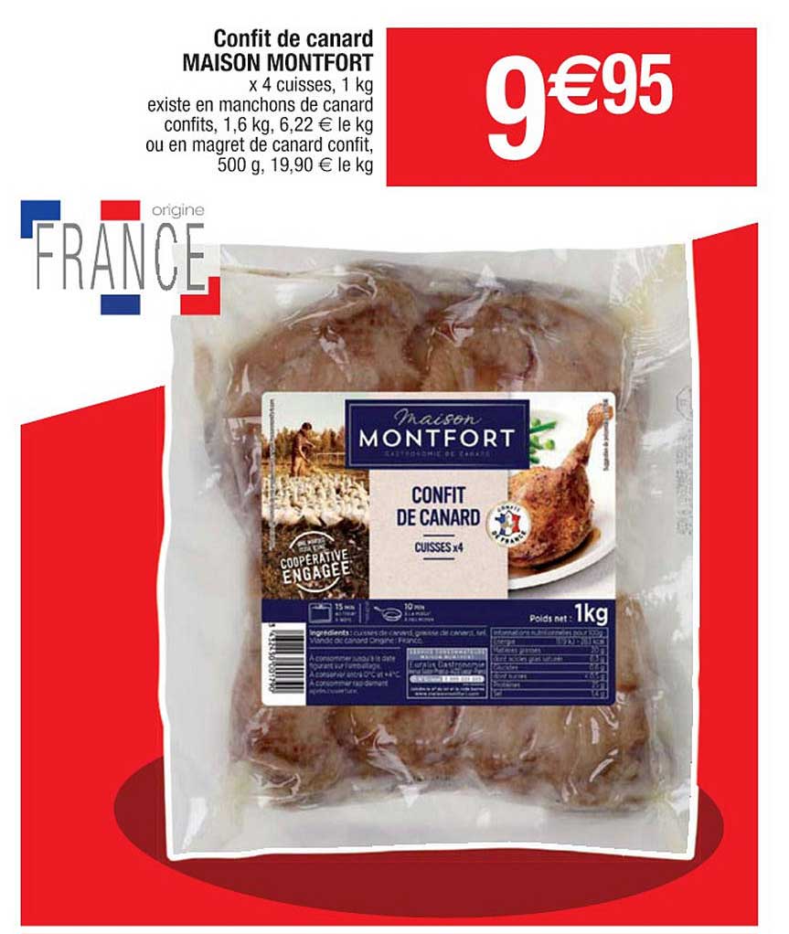 Confit De Canard Maison Montfort