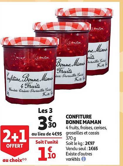 confiture bonne maman