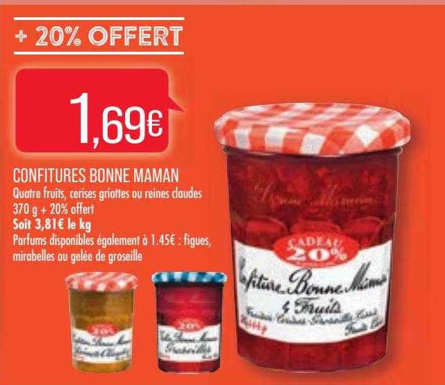 confitures bonne maman