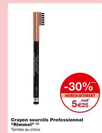 crayon sourcils professionnal "rimmel"
