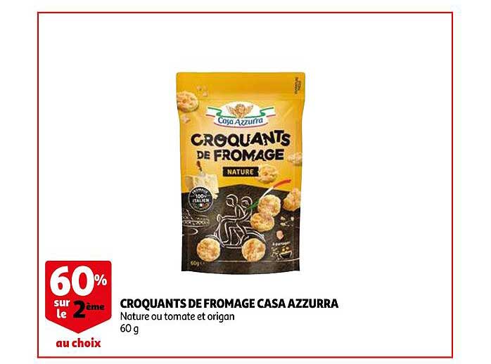 croquants de fromage casa azzurra