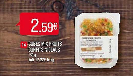 cubes mix fruits confits niclaus