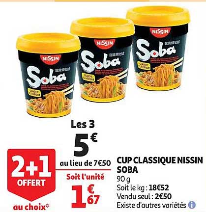 Cup Classique Nissin Soba