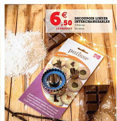 découpoirs linzer interchangeables