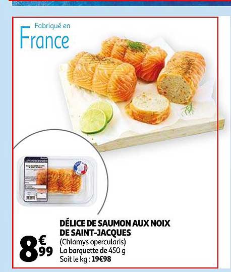 délice de saumon aux noix de saint-jacques