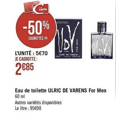 eau de toilette ulric de varens for men